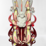 Dekor Kertze. Individuelle Kerze mit Engelfigur – Einzigartiges Kunstwerk aus Berlin